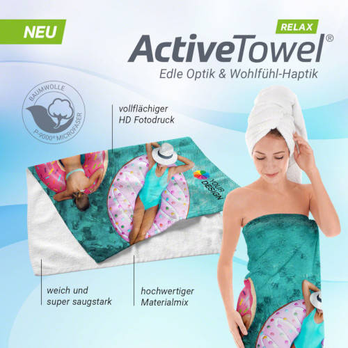 ActiveTowel® Relax – Das Wohlfühl - Handtuch