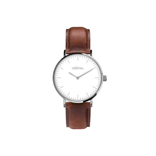 Armbanduhr RETIME BASIC 330-4 weiß-braun