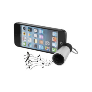 Audio Verstärker Smartphone silber
