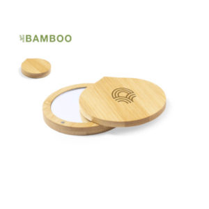 Bambus Taschenspiegel