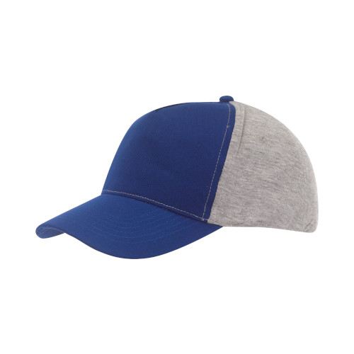 Baseball Cap grau-königsblau