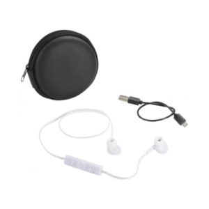 Bluetooth® Ohrhörer mit Tragehülle weiß