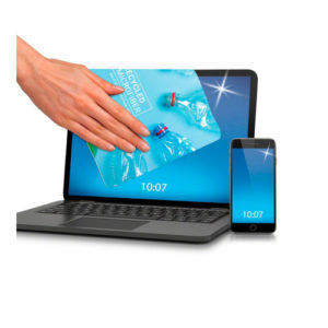 Displaytücher aus Microfaser P-9000® rPET