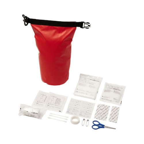 Erste-Hilfe-Set 30-teilig mit wasserfester Tasche rot