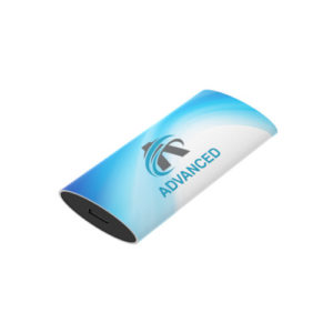 Externe Festplatte SSD mit Werbedruck