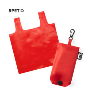 Faltbare RPET-Einkaufstasche Restun rot