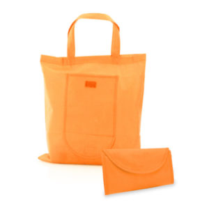 Faltbare Tasche Konsum orange