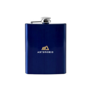 Flachmann HipFlask blau