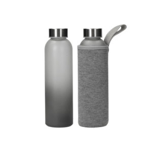 Glasflasche mit Hülle Iced 1.000 ml