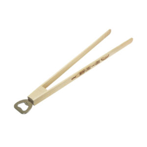 Holz-Grillzange Opener mit Kapselheber