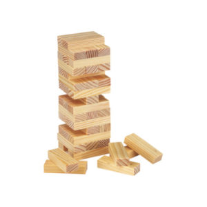 Holz Wackelturm