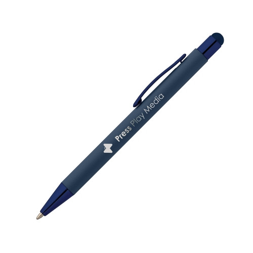 Kugelschreiber Soft Touch Stylus Sunda dunkelblau