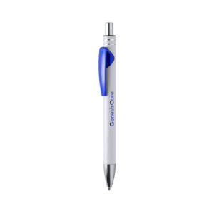 Kugelschreiber Wencex weiss-blau