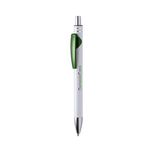 Kugelschreiber Wencex weiss-grün