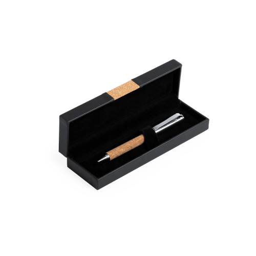 Kugelschreiber aus Naturkork und Metall Design Box
