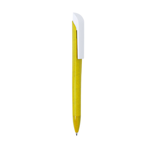 Kugelschreiber aus Weizenstroh gelb