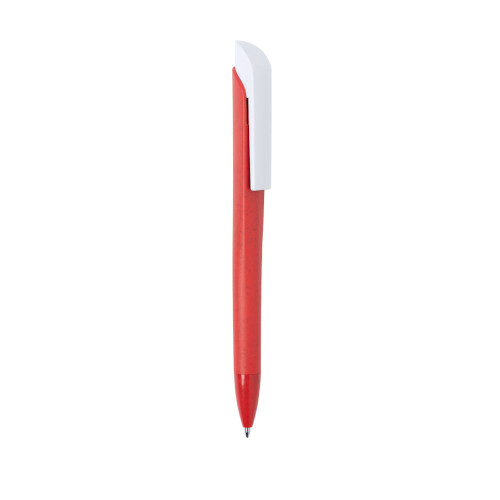 Kugelschreiber aus Weizenstroh rot