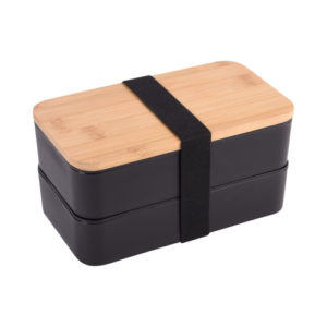 Lunchbox Double Level schwarz