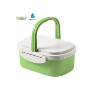 Lunchbox Konpel aus Bambusfasern grün