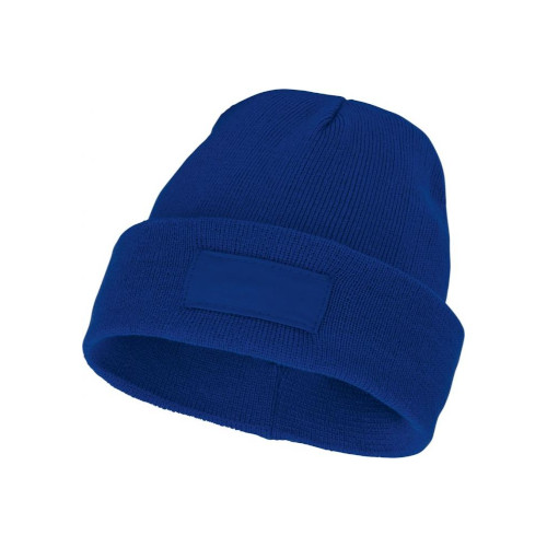 Mütze mit Aufnäher blau