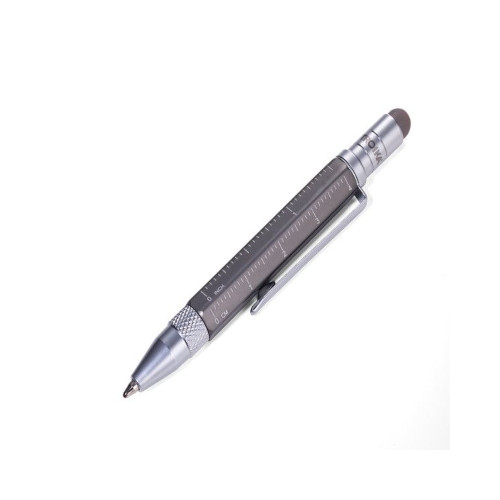 Multitasking-Kugelschreiber Liliput Tool Pen grau