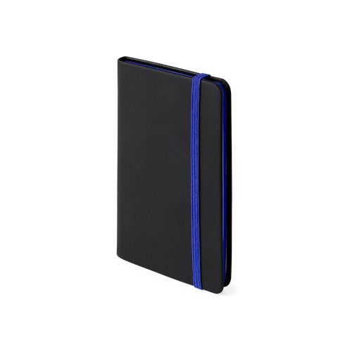 Notizbuch Soft Touch Clibend schwarz-blau