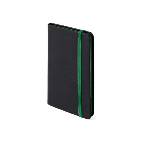 Notizbuch Soft Touch Clibend schwarz-grün