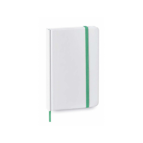 Notizbuch Yakis weiß-grün