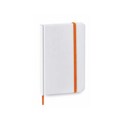 Notizbuch Yakis weiß-orange