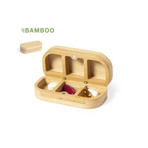 Pillendose aus Bambus