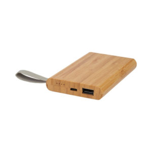 Powerbank aus Bambus 5.000 mAh