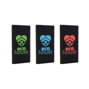 Powerbank mit Leuchtlogo