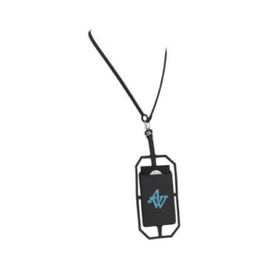 RFID Kartenhalter mit Lanyard schwarz