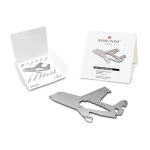 ROMINOX® Key Tool in Flugzeug Form mit 18 Funktionen
