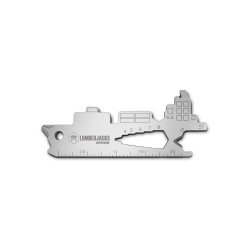 ROMINOX® Key Tool in Frachtschiff Form mit 19 Funktionen