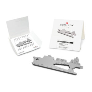 ROMINOX® Key Tool in Frachtschiff Form mit 19 Funktionen