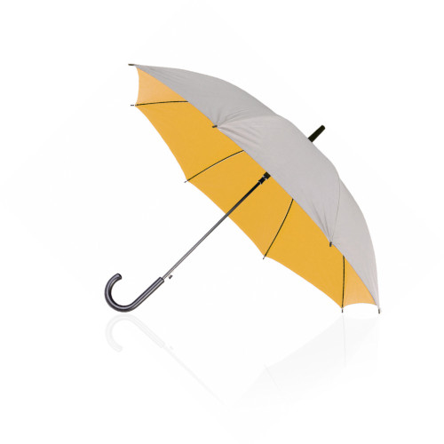 Regenschirm Cardin silber-gelb