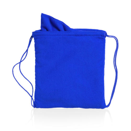Rucksack Handtuch blau