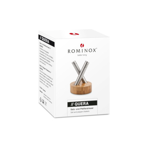 Salz & Pfefferstreuer Rominox® Verpackung