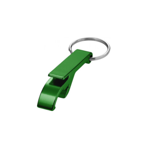 Schlüsselanhänger Dosen und Flaschenöffner grün