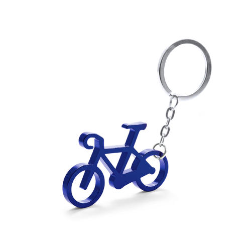 Schlüsselanhänger Fahrrad blau