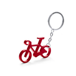 Schlüsselanhänger Fahrrad rot