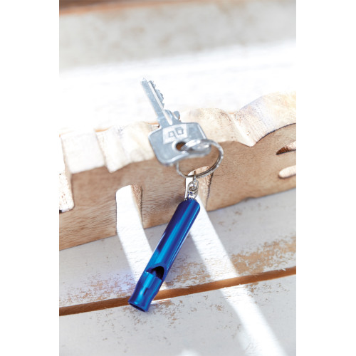 Schlüsselanhänger Flute blau