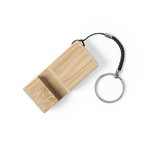 Schlüsselanhänger Handyhalter aus Bambus