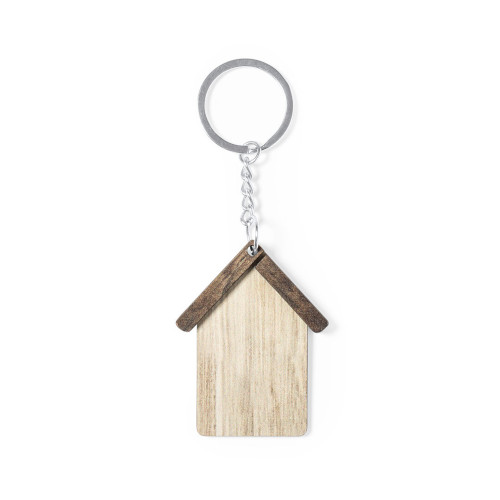 Schlüsselanhänger Holz Haus