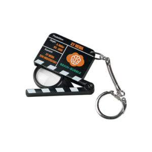 Schlüsselanhänger Lupen Filmklappe