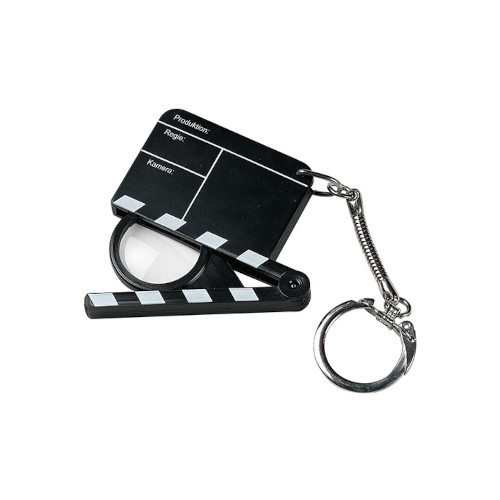 Schlüsselanhänger Lupen Filmklappe