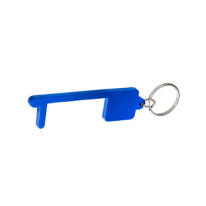 Schlüsselanhänger My - Key - Distance blau