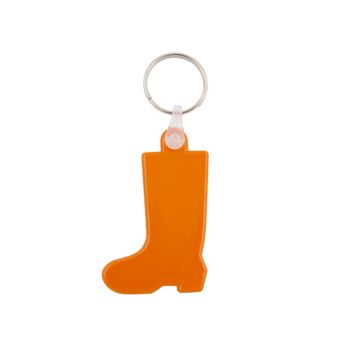 Schlüsselanhänger Stiefel orange