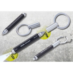 Schlüsselanhänger Troika Keylight schwarz